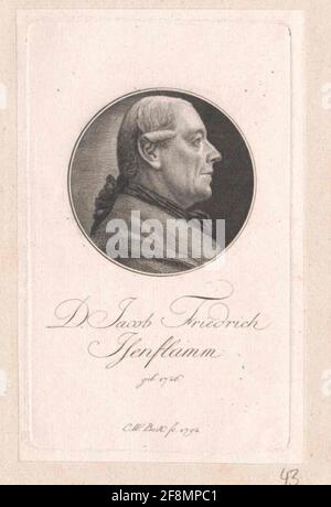 Isenflamm, Jakob Friedrich Eraser: Bock, Christoph Wilhelm Banque D'Images