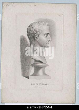 Caligula, empereur romain. Banque D'Images