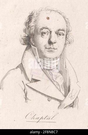 Chaptal, Jean-Antoine-Claude Comte. Banque D'Images