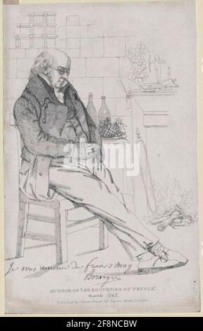 Béranger, Jean Pierre de. Banque D'Images