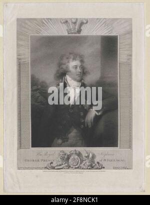 Georg IV., Roi d'Angleterre Gomme: Collyer, JosephLeger: Collyer, JosephLeger: Thread, Williamblegeriner: Ryland, Maryverleger: Lay ,? (1792) Éditeur : Londres Banque D'Images
