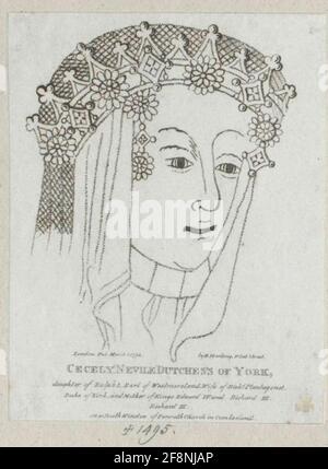 Neville, Lady Cecily . Banque D'Images