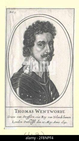 Wentworth, 1. Comte de Strafford, Thomas . Banque D'Images