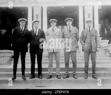 Bubber Jonnard, Johnny Gooch, Samuel Mike Wilson, Firmin Bill Warwick, Jim Mattox, Pirates de Pittsburgh, 1922. Banque D'Images