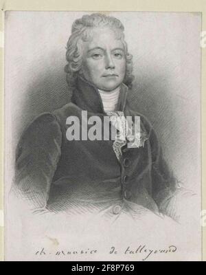 Talleyrand-Périgord, Charles Maurice Herzog . Banque D'Images