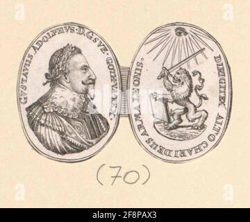 Gustav II Adolf, roi de Suède. Banque D'Images