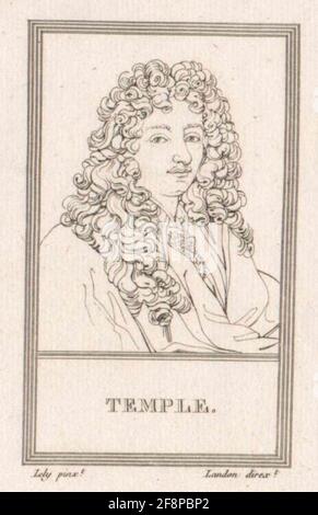 Temple, 1er vicomte Cobham, Sir Richard . Banque D'Images