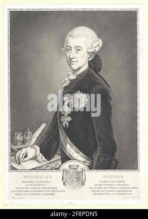 Kaunitz-Rietberg, Wenzel Anton Prince of. Banque D'Images