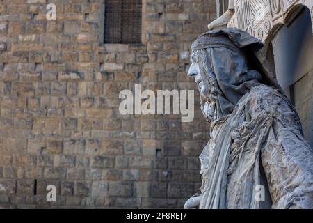 Statue vivante de Busking à Florence, italie Banque D'Images