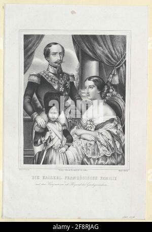 Napoléon III Empereur des Français. Banque D'Images