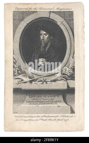 Seymour, 1. Comte de Hertford, 1. Duc de Somerset, Edward . Banque D'Images