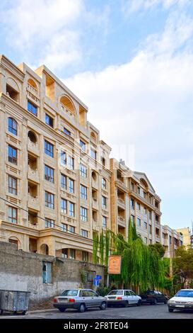 Téhéran, Iran. Appartements contemporains dans le nord de Téhéran Banque D'Images