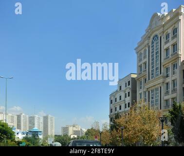 Téhéran, Iran. Appartements contemporains dans le nord de Téhéran Banque D'Images