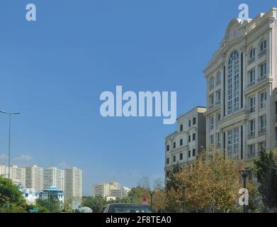 Téhéran, Iran. Appartements contemporains dans le nord de Téhéran Banque D'Images
