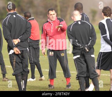 MARTIN ALLEN DIRECTEUR DE MK DONS 13/2/2007 PHOTO DAVID ASHDOWNMARTIN ALLEN Banque D'Images