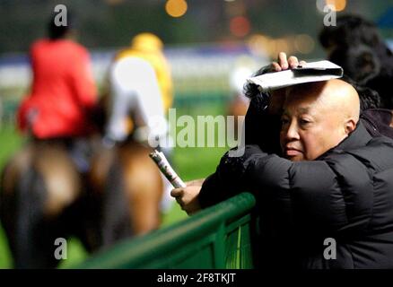 COURSES INTERNATIONALES DE CHAMPIONNAT DE JOCKEYS À HAPPY VALLEY HONG KONG 11/12/2002 PHOTO DAVID ASHDOWNRACING Banque D'Images