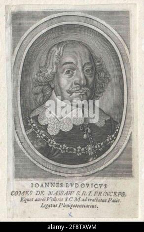 Johann Ludwig, prince de Nassau-Hadamar. Banque D'Images