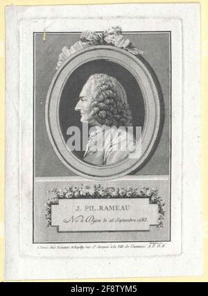 Rameau, Jean Philippshists: Dephatt, Jeantream: Esseautes IT Rapilly Dating: 1774 - 1770 Département: Paris Banque D'Images