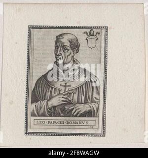Léon IV., Pape. Banque D'Images