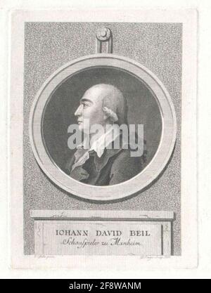 Beil, Johann David. Banque D'Images