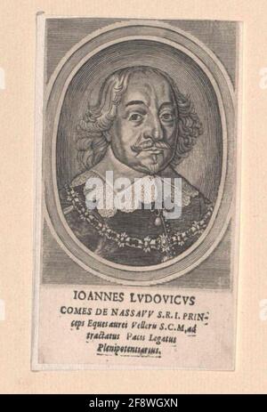 Johann Ludwig, prince de Nassau-Hadamar. Banque D'Images