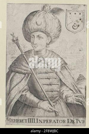 Mohammed IV., Sultan de Turquie. Banque D'Images