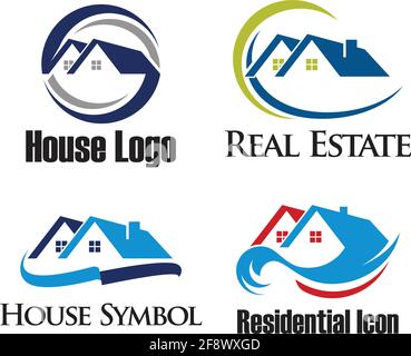 logo design immobilier Illustration de Vecteur