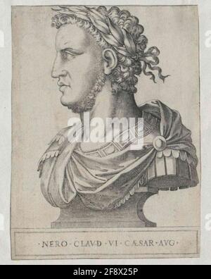 Néron, empereur romain. Banque D'Images