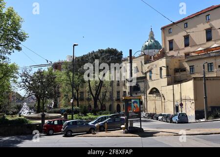 Naples - Scorcio panoramico del Tondo di Capodimonte Banque D'Images