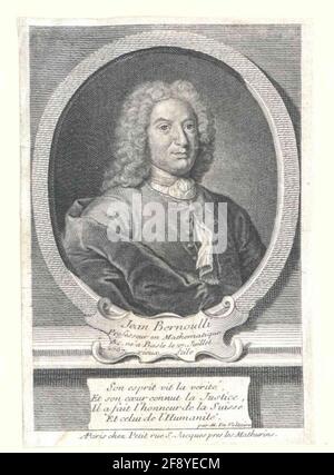 Bernoulli, Johann. Banque D'Images