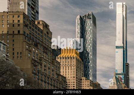 Impressions de Central Park, New York Banque D'Images