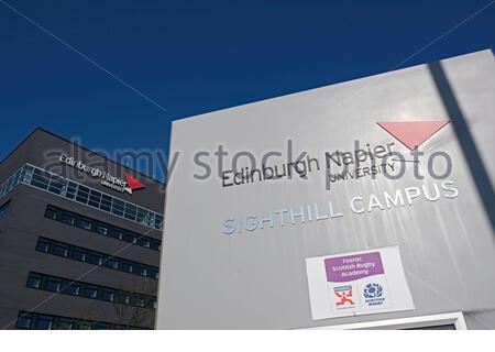 Edinburgh Napier University, campus de Sighthill, Édimbourg, Écosse Banque D'Images