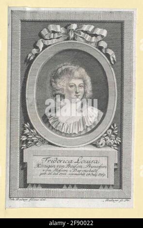 Friederike Luise, Princesse de Hesse-Darmstadt. Banque D'Images