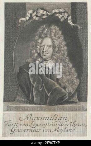 Löwenstein-Wertheim, Maximilian Karl Fürst. Banque D'Images