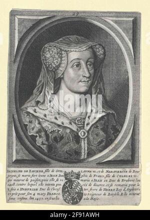 Jacocae Princesse de Bavière Comtesse de Hollande. Banque D'Images