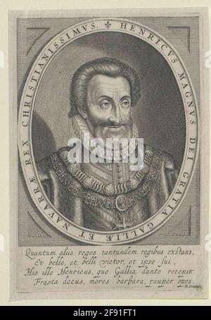 Heinrich IV., Roi de France. Banque D'Images