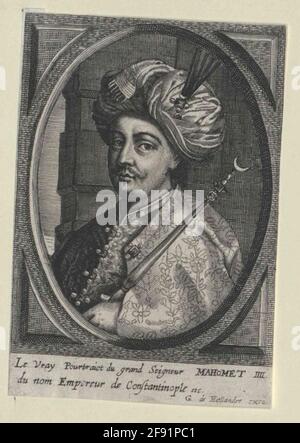 Mohammed IV., Sultan de Turquie. Banque D'Images