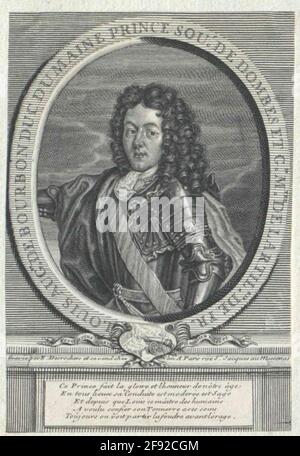 Bourbon, duc du Maine, Louis I. Auguste de. Banque D'Images