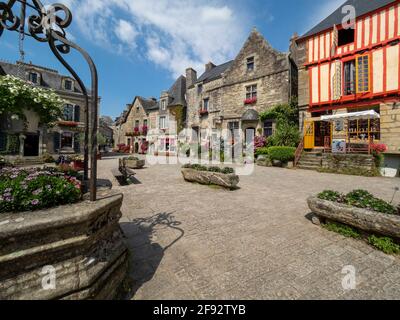 Rochefort en Terre, Morbihan, Bretagne, France, Europe. Banque D'Images