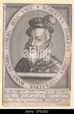 Dudley, 1. Comte de Leicester, Robert . Banque D'Images