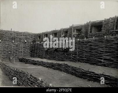 Support de tournage moderne. Enregistré le 2.in.1916 info.rgt.nro.52. . Banque D'Images