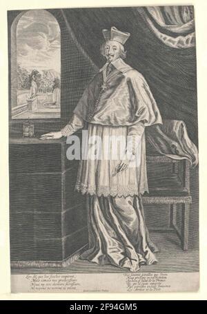 Richelieu, Armand Jean du Plessis, duc de. Banque D'Images