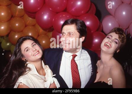 Demi Moore Joseph Bologna et Michelle Johnson 1984 crédit : Ralph Dominguez/MediaPunch Banque D'Images