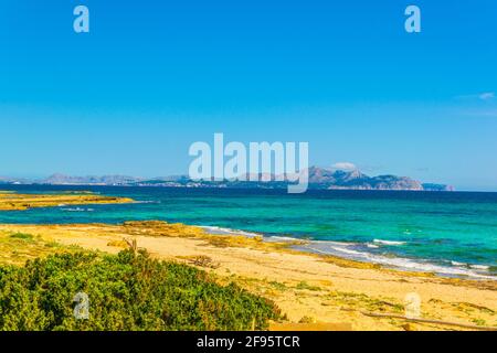 Playa s'Arenal d'en Casat à Majorque, Espagne Banque D'Images