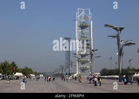 Chine, Pékin / Pékin, site olympique, tour olympique Banque D'Images