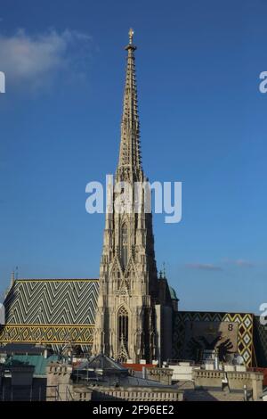 L'Autriche, Vienne, la Cathédrale Saint-Étienne Banque D'Images