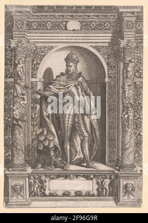 Maximilian II., Kaiser Stecker romano-allemand : Custos, Dominicus Banque D'Images