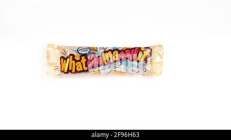 Whatchamacallit Candy Bar à Wrapper par la compagnie Hershey Banque D'Images