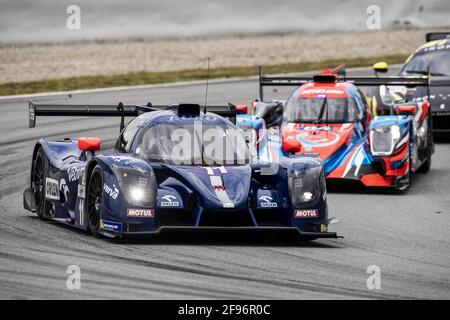 Montmelo, Barcelone, Espagne, 16/04/2021, 11 Dromedari Andrea (ita), Kaprzyk Mateusz (Pol), TBA, Eurointernational, Ligier JS P320 - Nissan, action pendant les 2021 4 heures de Barcelone, 1er tour de la série européenne le Mans 2021, du 15 au 17 avril 2021 sur le circuit de Barcelone-Catalunya, près de Montmelo, à Barcelone Espagne - photo Xavi Bonilla / DPPI / LiveMedia Banque D'Images