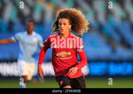 Manchester, Royaume-Uni. 16 avril 2021. Hannibal Mejbri #10 de Manchester United à Manchester, Royaume-Uni le 4/16/2021. (Photo de Conor Molloy/News Images/Sipa USA) crédit: SIPA USA/Alay Live News Banque D'Images